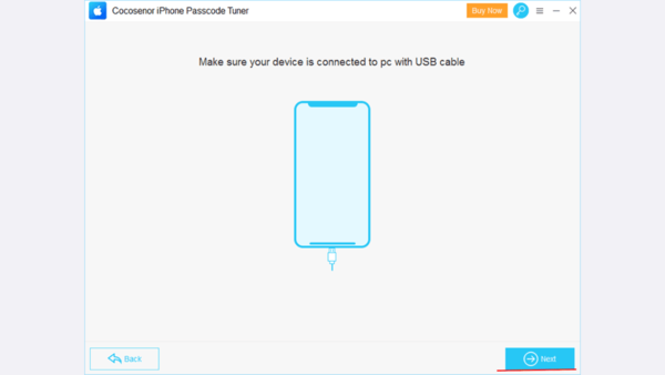 Bạn cần tiến hành kết nối iPhone 15 quên mật khẩu với máy tính